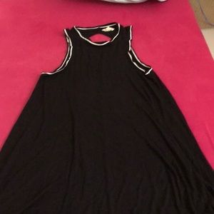Black cotton dress